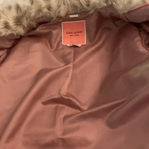 Kate Spade Faux Fur Coat - Picture 3 of 4